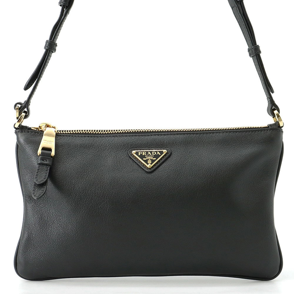 Prada Shoulder Bag Triangle Leather